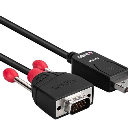 LINDY Converter Cable DisplayPort/VGA 3m Resolution up to 1920×1200