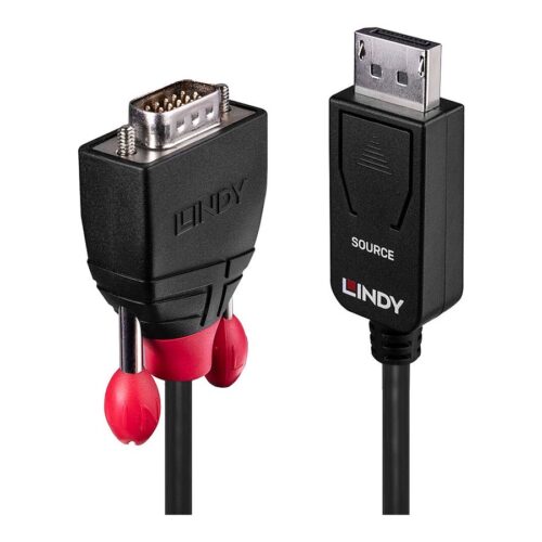 LINDY Converter Cable DisplayPort/VGA 3m Resolution up to 1920×1200