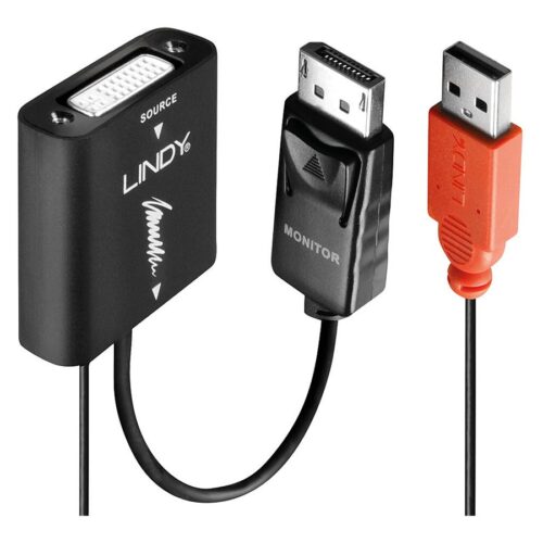 LINDY Convertisseur DVI-D vers DisplayPort UNIDIRECTIONNEL