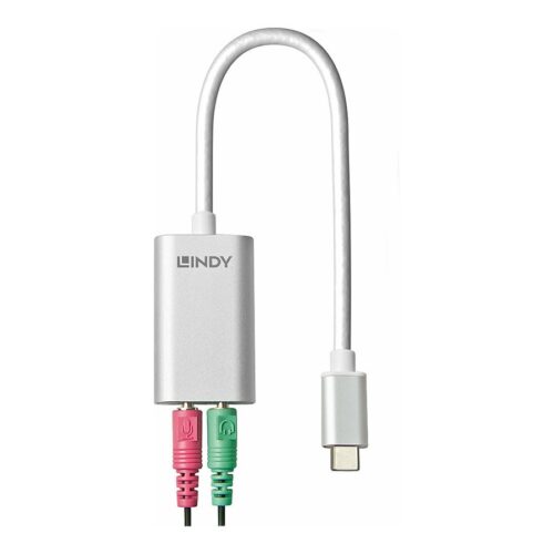 LINDY Convertisseur USB type C vers Audio