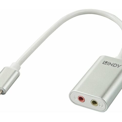 LINDY Convertisseur USB type C vers Audio