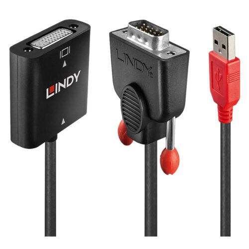 LINDY Convertisseur VGA vers DVI-D