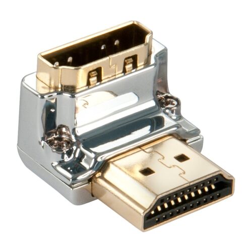 LINDY CROMO HDMI Adapter 90degree Down Connector type AM to AF