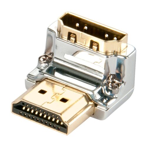 LINDY CROMO HDMI Adapter 90degree Down Connector type AM to AF