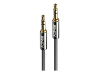 LINDY Cromo Line Audio Cable Stereo 3.5mm-3.5mm M-M 10m anthrazit