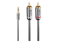 LINDY Cromo Line Audio Cable Stereo 3.5mm-RCA M-M 5m anthrazit