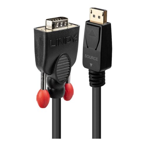 LINDY DisplayPort/VGA converter cable 2m DisplayPort Male to VGA Male DP passive