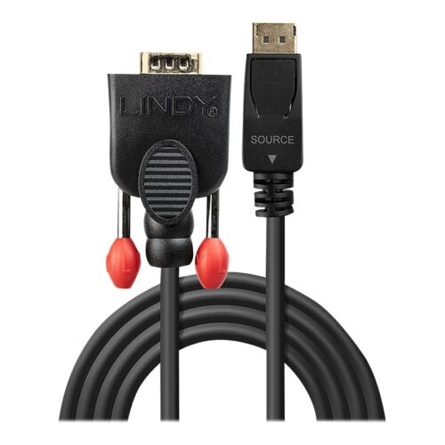 LINDY DisplayPort/VGA converter cable 2m DisplayPort Male to VGA Male DP passive