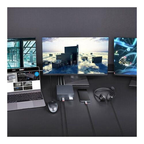 LINDY DST-Pro 101 USB-C Laptop Docking Station