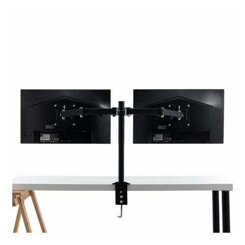 LINDY Dual Display Bracket w/ Pole & Desk Clamp