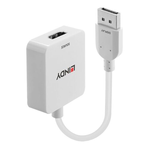 LINDY HDMI 18G to DisplayPort 1.2 Converter Connects an HDMI source to a DisplayPort display