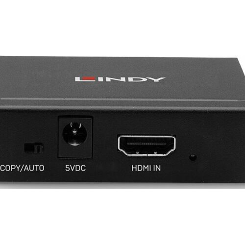 LINDY HDMI 4K Splitter 2 Port 3D 2160p30 HDTV up to 1080p und 4K 36/12 Bit HDCP 1.4