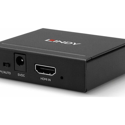 LINDY HDMI 4K Splitter 2 Port 3D 2160p30 HDTV up to 1080p und 4K 36/12 Bit HDCP 1.4