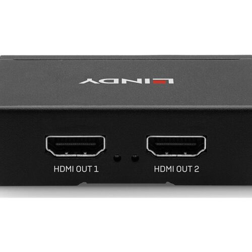LINDY HDMI 4K Splitter 2 Port 3D 2160p30 HDTV up to 1080p und 4K 36/12 Bit HDCP 1.4