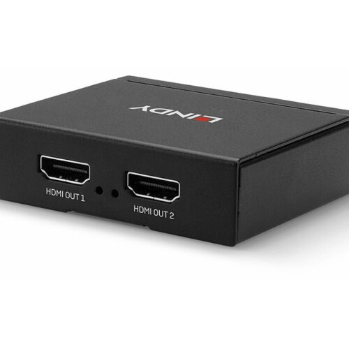 LINDY HDMI 4K Splitter 2 Port 3D 2160p30 HDTV up to 1080p und 4K 36/12 Bit HDCP 1.4