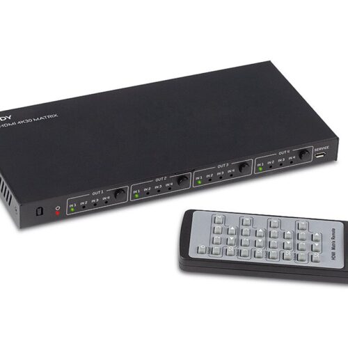 LINDY HDMI 4K UHD 4×4 Matrix 4 In 4 Out HDMI 1.4