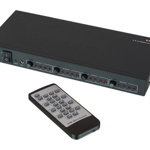 LINDY HDMI 4K UHD 4×4 Matrix 4 In 4 Out HDMI 1.4