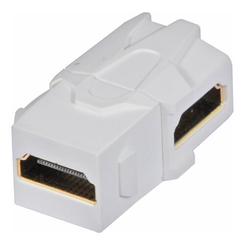 LINDY HDMI 90 degree female coupler keystone for wall box Keystone modue for wall boxes