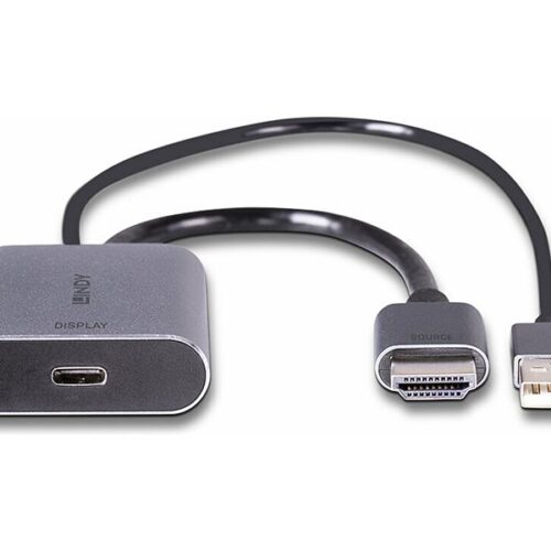 LINDY HDMI to USB Type C Converter with USB Power