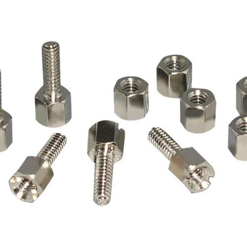 LINDY Holding Posts & Nut Set 10pk UNC 4-40 5/14mm and 5mm nut