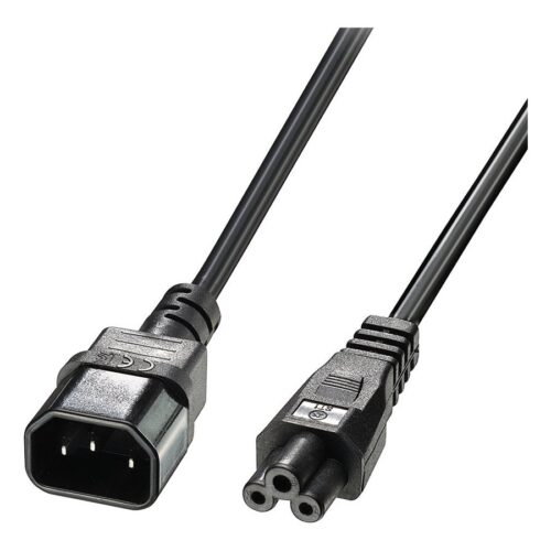 LINDY IEC C14 to C5 Ext Cable IEC C14 to C5 Cloverleaf 5m