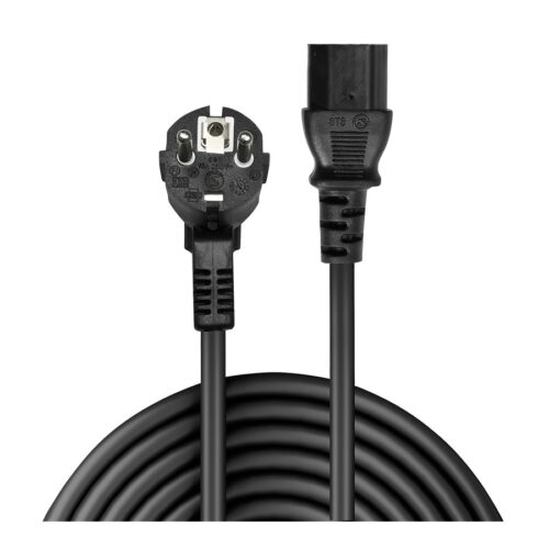 LINDY IEC-Mains lead 2m Schuko 2 Pin Plug to IEC C13