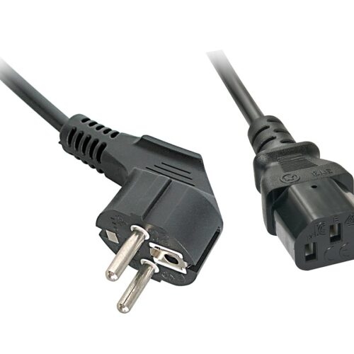 LINDY IEC-Mains lead 5m Schuko 2 Pin Plug to IEC C13