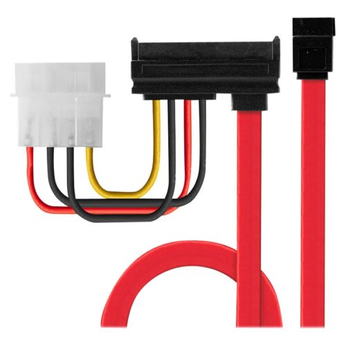 LINDY Internal SATA combo Cable 0.3m Data & power W/5.25p power