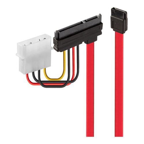 LINDY Internal SATA combo Cable 0.3m Data & power W/5.25p power