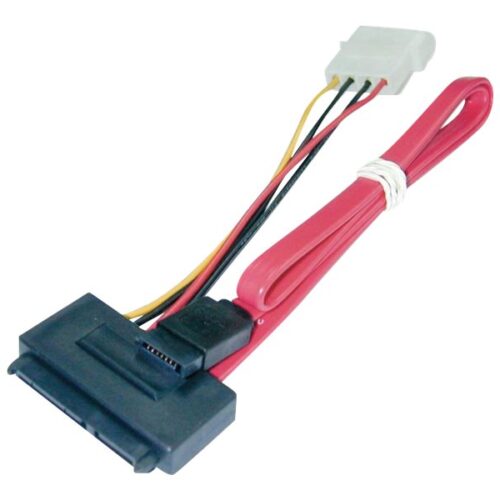 LINDY Internal SATA combo Cable 0.3m Data & power W/5.25p power