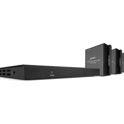 LINDY Kit Extender Splitter 4 Ports HDMI & IR avec Loop Out Cat.6 50m