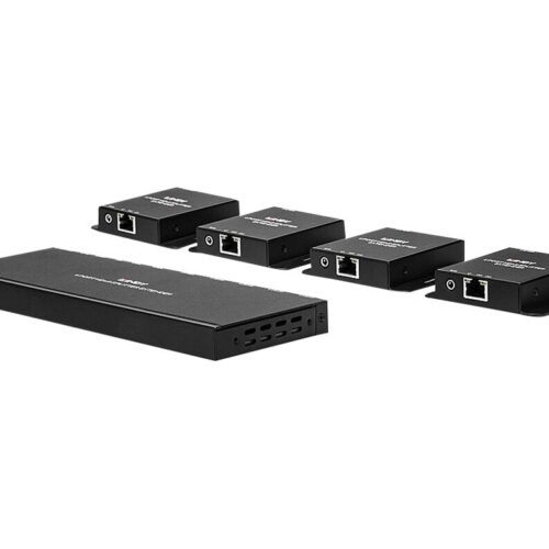 LINDY Kit Extender Splitter 4 Ports HDMI & IR avec Loop Out Cat.6 50m