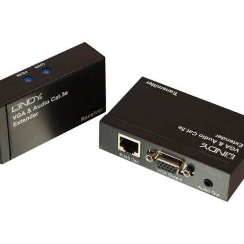 LINDY Kit extender VGA & Audio Cat.5e 300m
