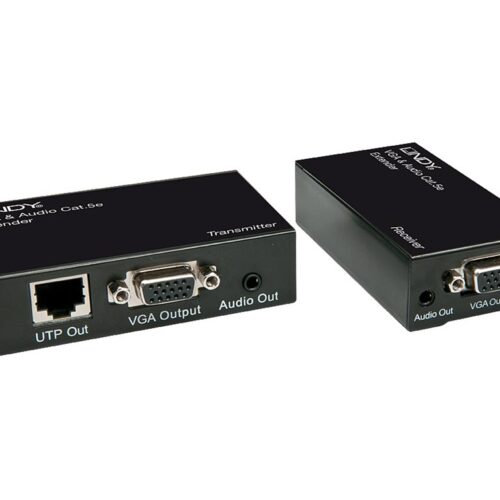 LINDY Kit extender VGA & Audio Cat.5e 300m
