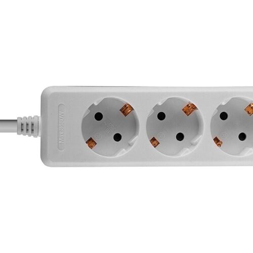 LINDY Mains 3 way gang socket