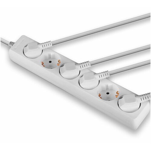 LINDY Mains 6 way gang socket