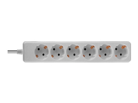 LINDY Mains 6 way gang socket
