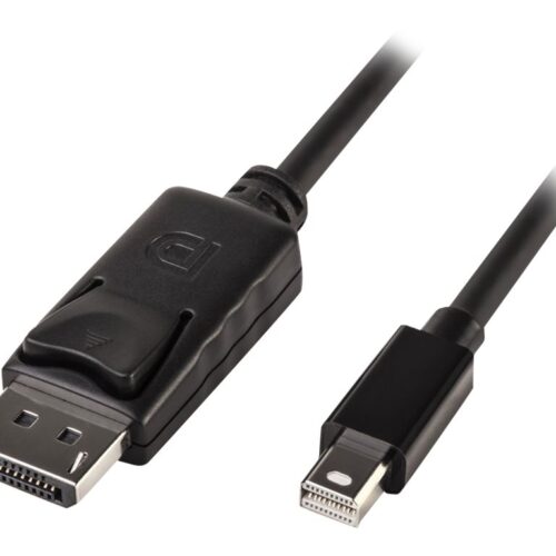 LINDY Mini DP to DP Cable black 2m MiniDisplayPort to DisplayPort