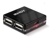 LINDY Mini Hub USB 2.0 4 ports