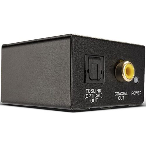 LINDY Phono to TosLink Optical & Coaxi Convert analogue audio to a digital audio signal