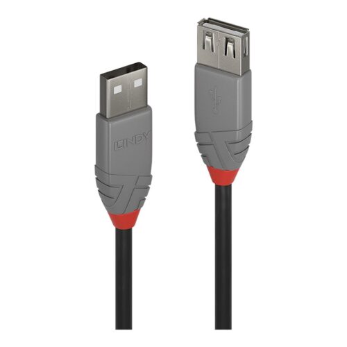 LINDY Rallonge USB 2.0 type A Anthra Line 2m