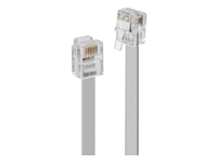 LINDY RJ-11 Cable silver Pin-Connection 15m