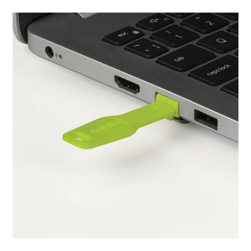 LINDY RJ45 Port Locks Green 10x + 1 Key