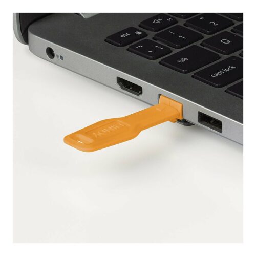 LINDY RJ45 Port Locks ORANGE 20pcs.