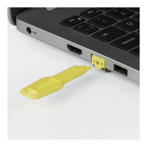 LINDY RJ45 Port Locks YELLOW 20pcs.