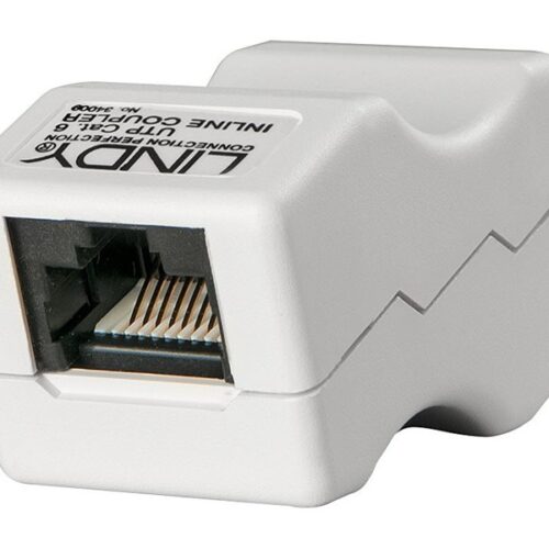 LINDY RJ45 UTP Line Coupler Cat.6 Plastic Case unshielded