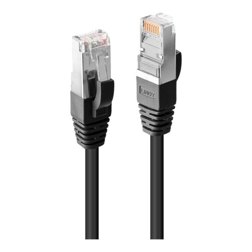 LINDY S/FTP Cat.6 Cable Black 2m LSOH incl. Testprotocol