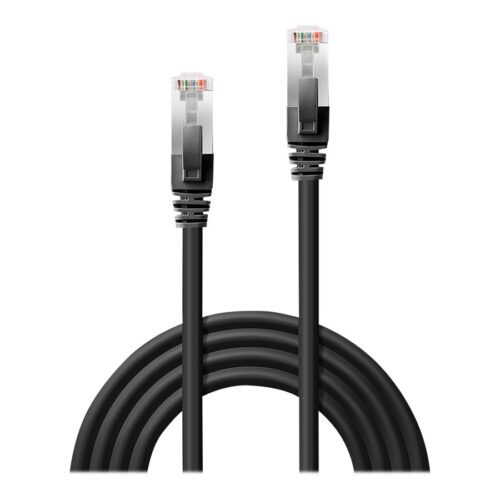 LINDY S/FTP Cat.6 Cable Black 2m LSOH incl. Testprotocol