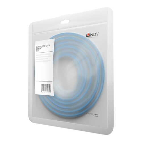 LINDY S/FTP Cat.6 Cable Blue 5m LSOH incl. Testprotocol