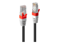 LINDY S/FTP Cat.6A Cable Black 10m LSOH incl. Testprotocol